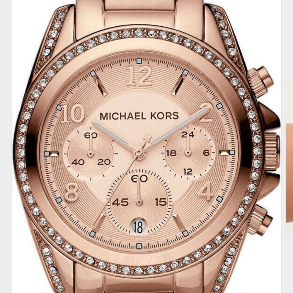 Michael Kors Women's Blair Rose Gold-Tone Watch MK5263